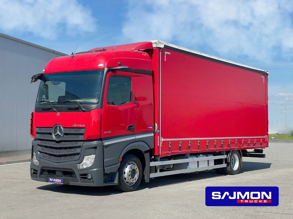 Mercedes-Benz ACTROS 1840 / PRZESTRZENNY 60M3 / MIRROR CAM / 7,75 M / SALON PL  19 palet serwisowany jumbo