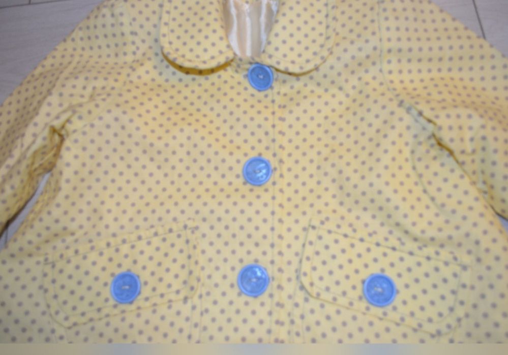 Płaszczyk dla dziewczynki wiek 3 + hand made