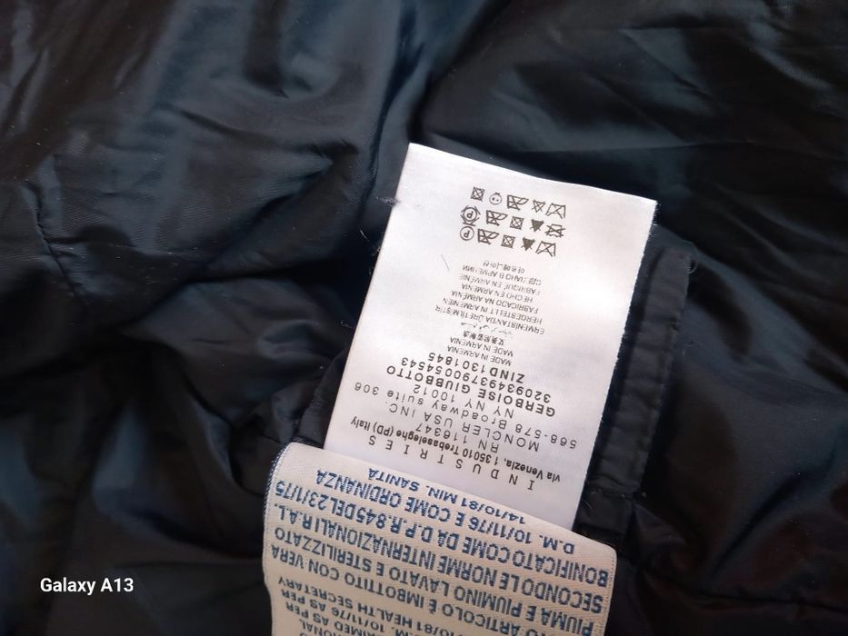 Moncler oryginalna kurtka puchowa damska L