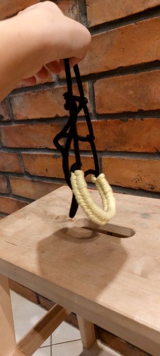 Żółty halter dla hobby horse A4+