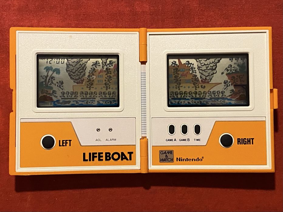 Nintendo Game & Watch Lifeboat (1983) – Excelente Estado
