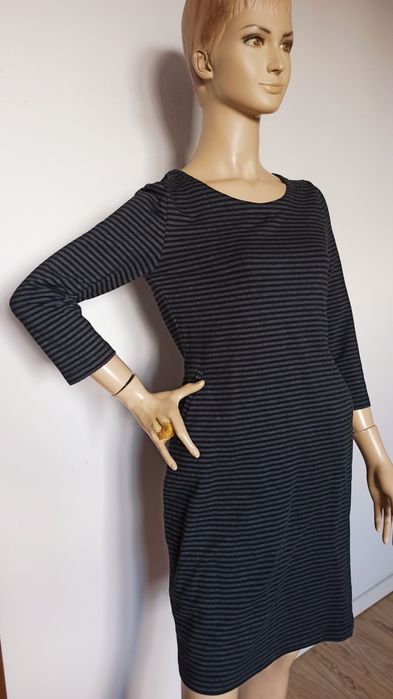 Sg Sukienka damska 36 , 38 , M  , bawełniana sukienka  z długim rękawe