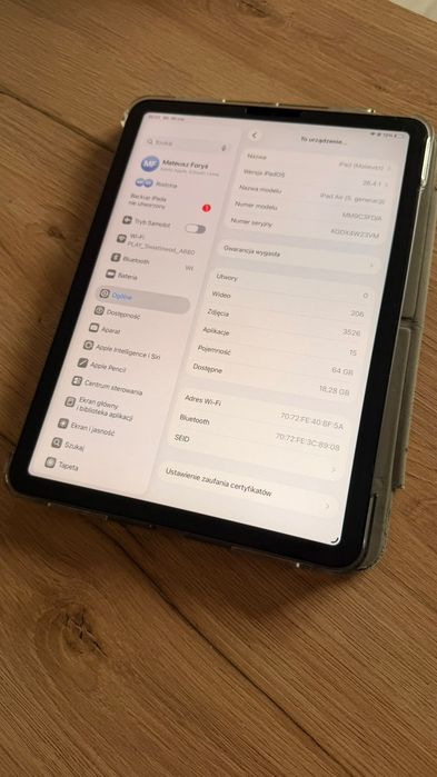 Sprzedam iPad AIR 5 M1