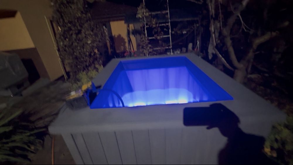 Купель з підсвіткою (єврокуб)