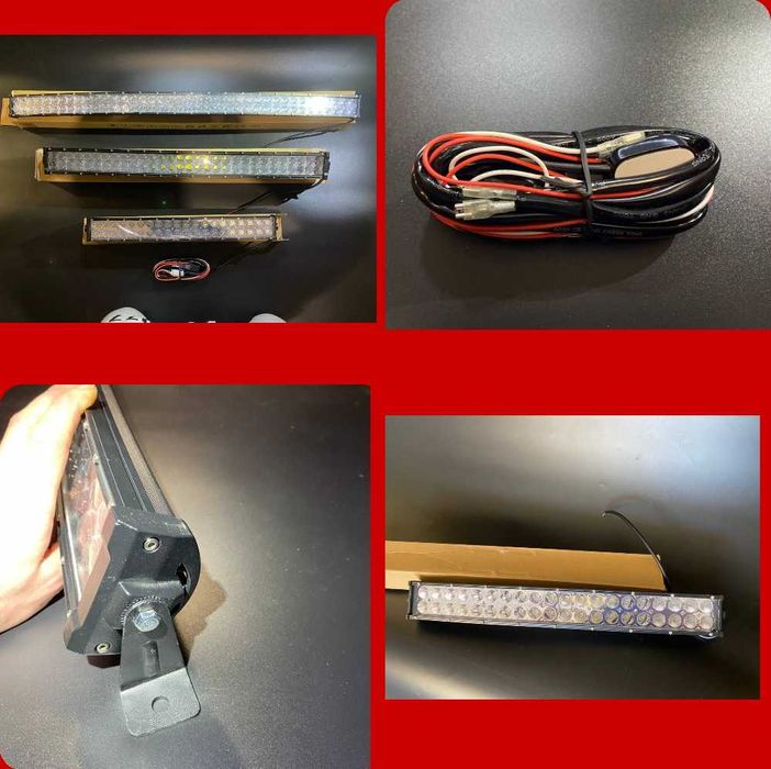 Лед Люстра Балка дальнє світло нива джип авто светодиодная фара світло