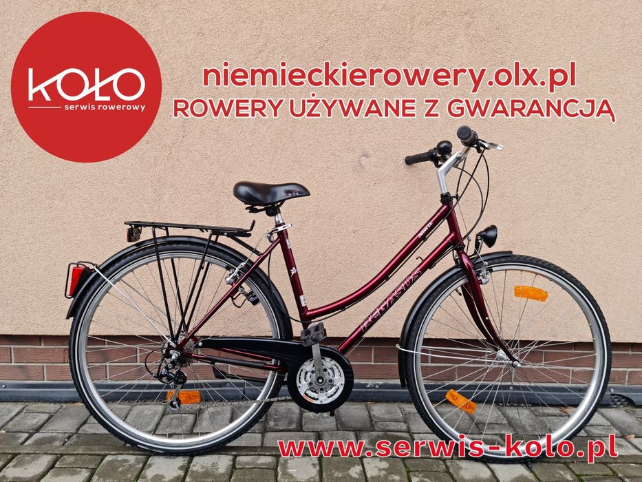 Rower damski damka PEGASUS koła 28 shimano DEORE ALUMINIUM wysyłka