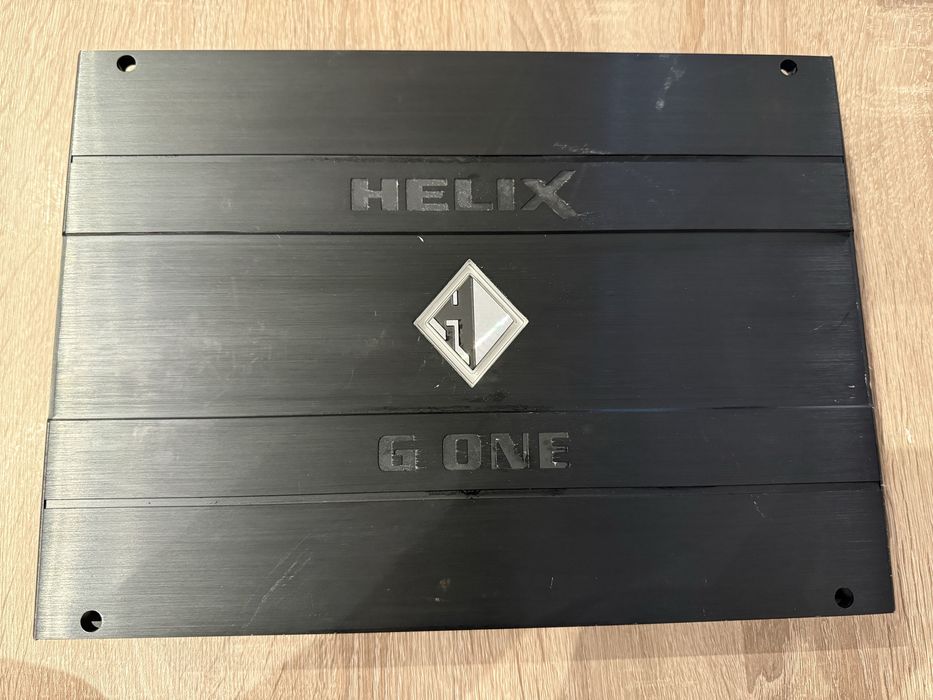 Zestaw wzmacniacz helix g one, subwoofer xcelsus xss12 skrzynia basston