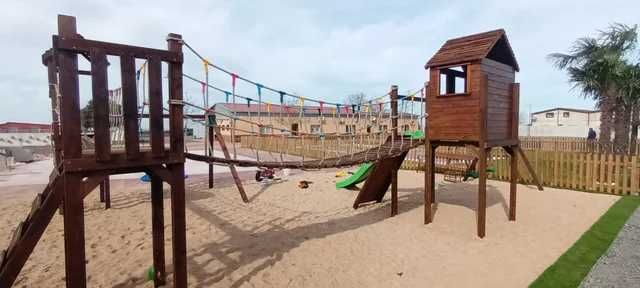 PARQUE INFANTIL PONTES SUSPENSAS ESCORREGA BALOIÇOS, BOMBERO, CASINHA