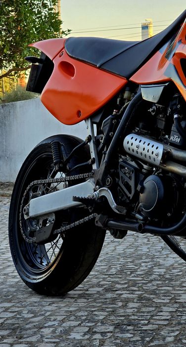 KTM 520 EXC 1999 - Projeto Supermoto Inacabado