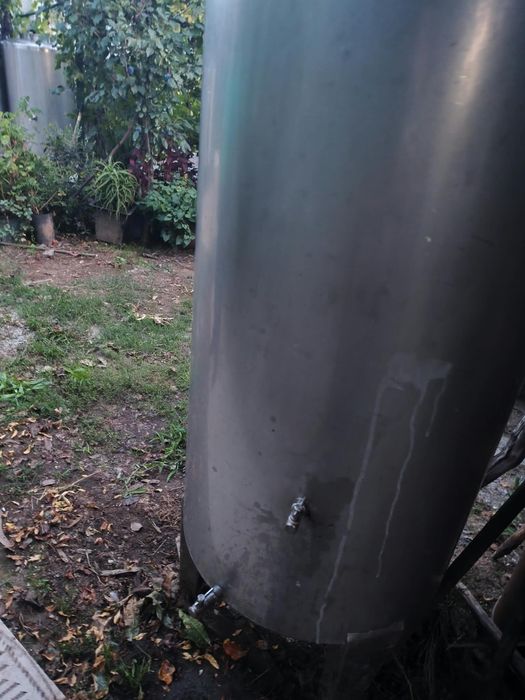 Cuba inox 800 e 350 litros