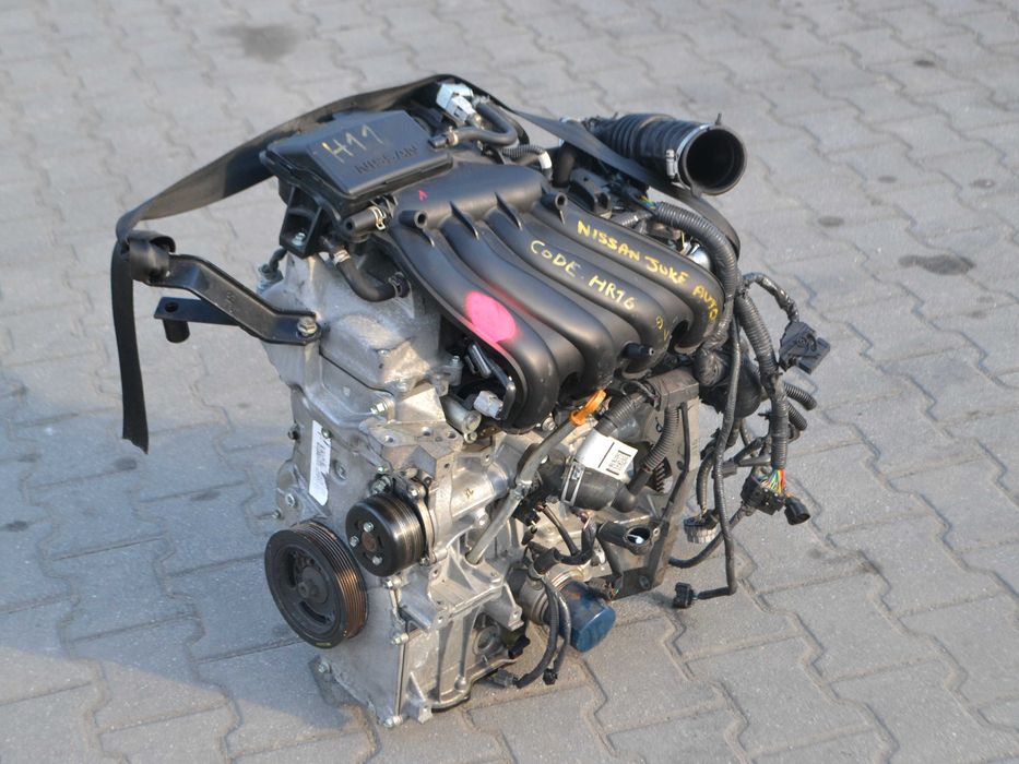 Silnik Nissan Juke, Note, Qashqai 1.6 16V HR16 Niski przebieg