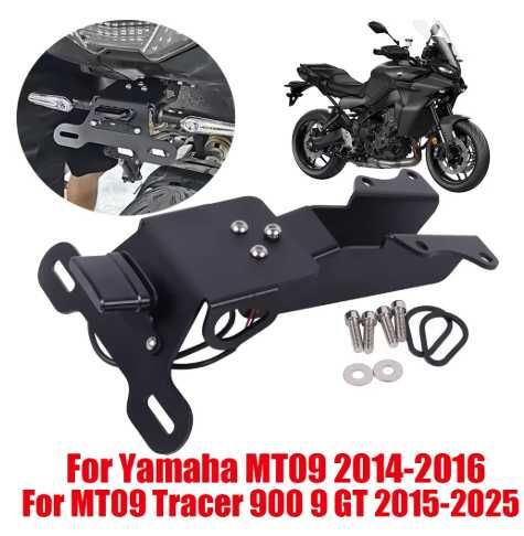 Acessórios Tiger 660 viseira bolha, suporte matricula curto MT-09 tracer 900 9 gt 9gt 900gt fj09