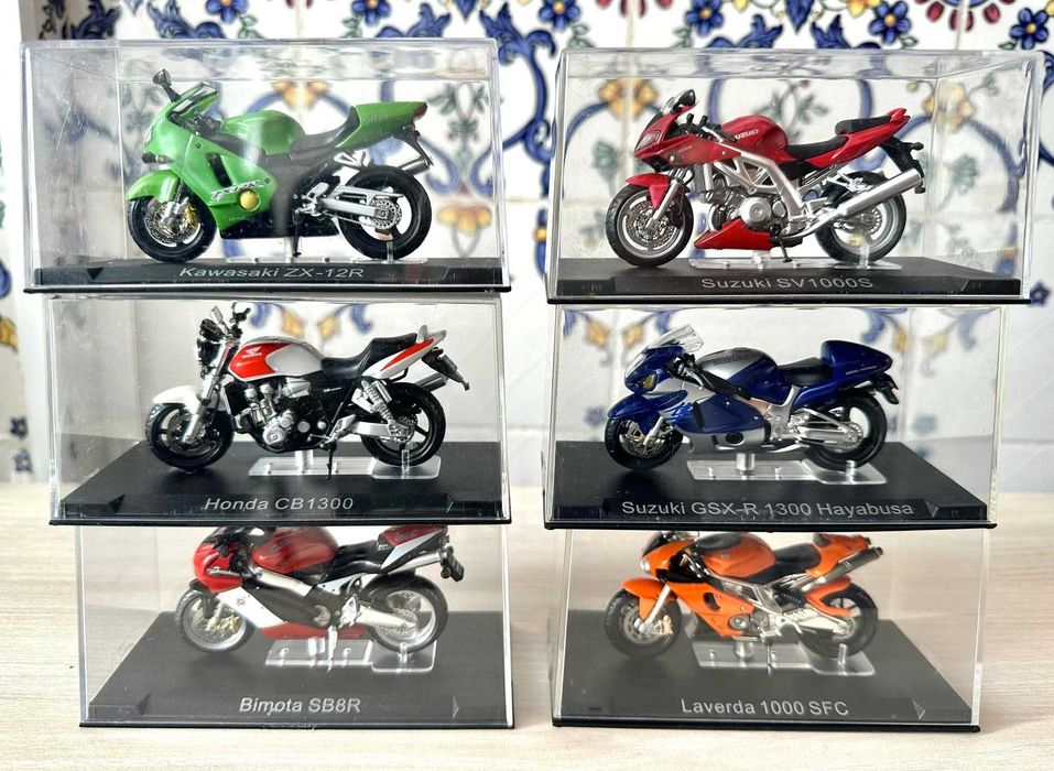 Coleção Super Motas Altaya motos fascículos miniaturas vintage ducati