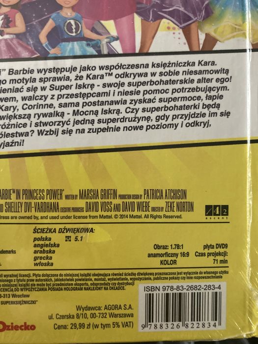 Książka z filmem Barbie