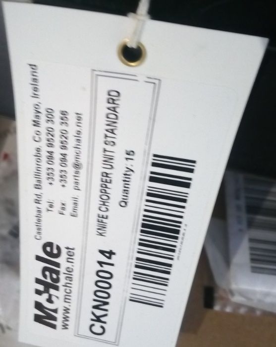 Nóż Prasy MCHale CKN00014 Fusion