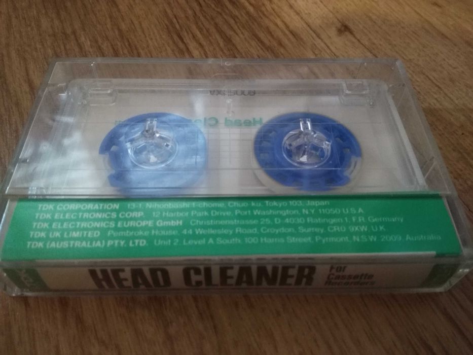 Kaseta TDK Head Cleaner HCL-11 oryginał unikat okazja cenowa