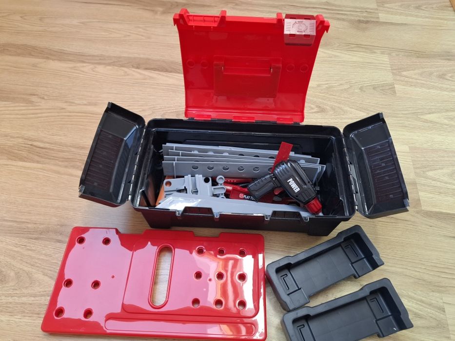 Smiki, duży warsztat majsterkowicza, stół narzędziowy