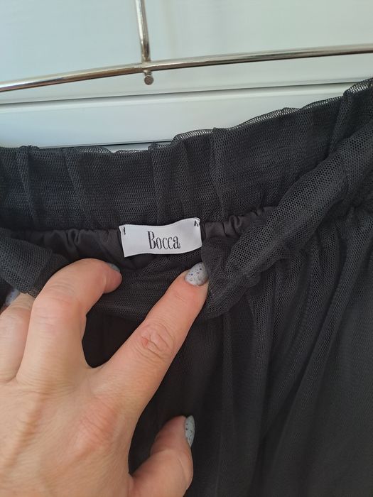 Czarna spódniczka spódnica tiulowa mini bocca