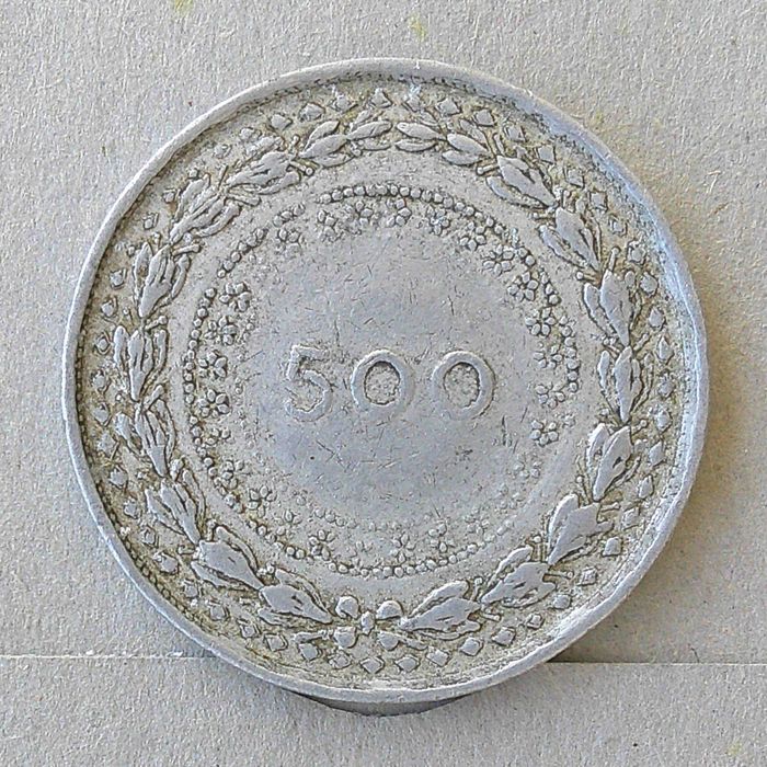 Ficha do Casino de Pedras Salgadas 500 reis  - olx X10527