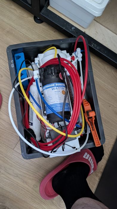 Akwarium 180L + kostka 27l