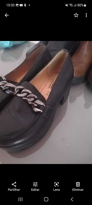 Calçado senhora usados mas em bom estado