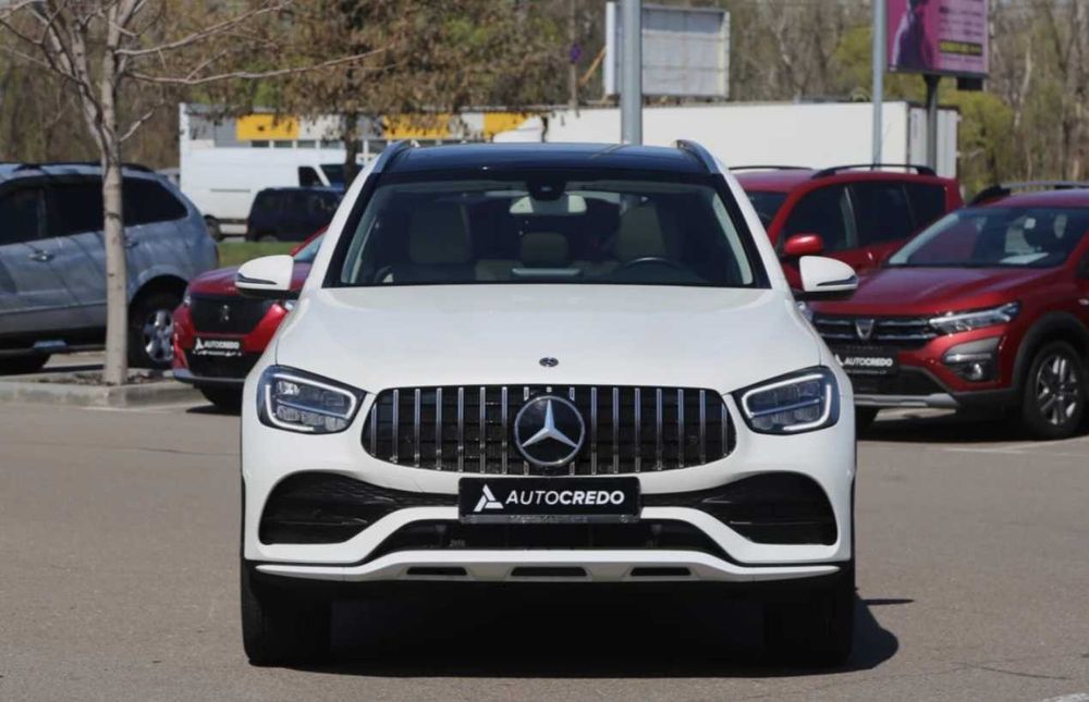 Передня решітка GT Panamericana Mercedes GLC X253 AMG Line (2020+)
