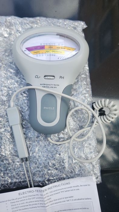 Verificador PH / CL2 de Piscinas / Spa / Jacuzzi -  PH Cloro portátil