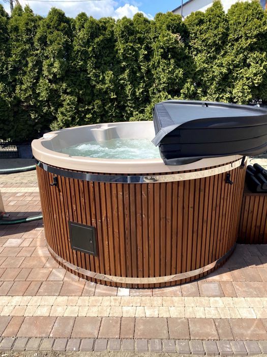 Wkład akrylowy Okrłągły 200 cm Balia Ogrodowa jacuzzi