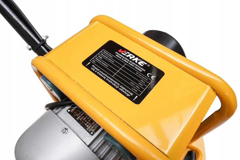 ZACIERACZKA ELEKTRYCZNA Do Betonu Krawędziarka 600mm 60cm 230V Talerz