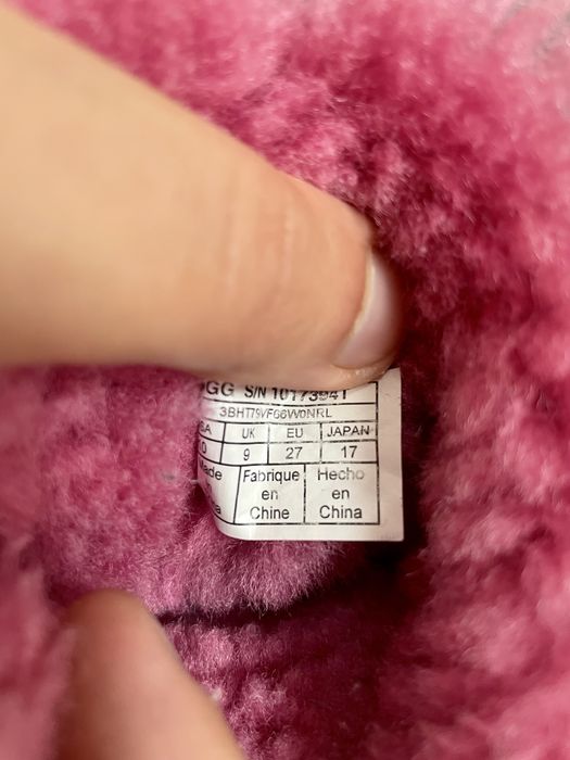 Buty zimowe UGG 27 różowe