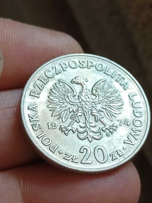 Sprzedam monete 20 zl 1974 r zzm Marceli Nowotko