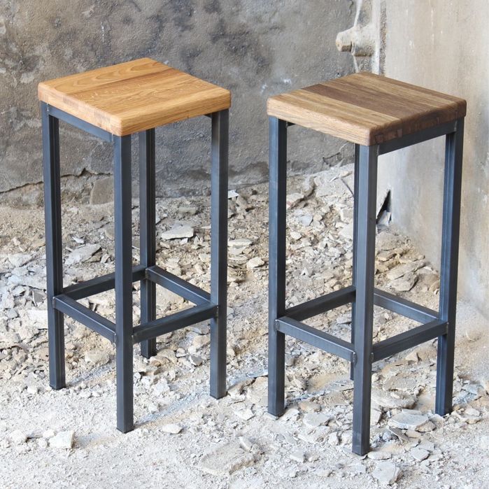 Taboret w stylu loft