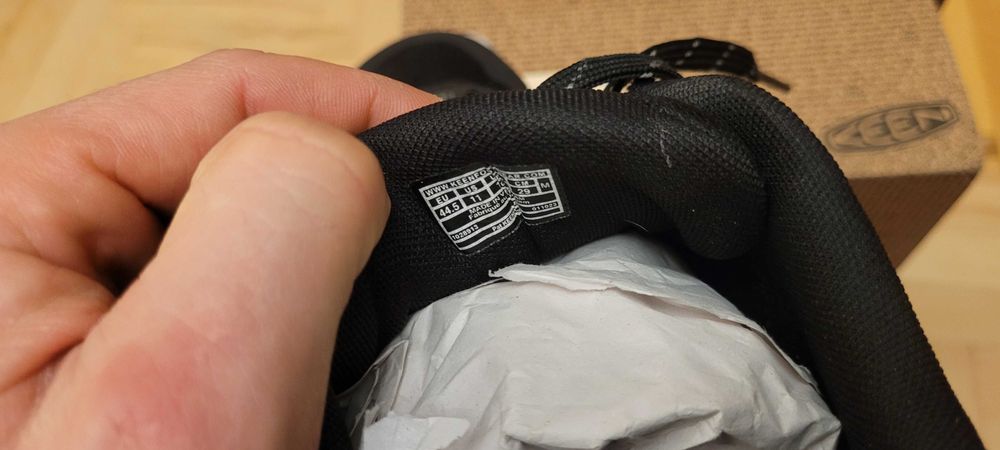 Buty outdoor Keen WK450 - black/star white r. 44,5