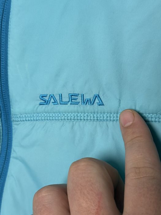 (Розмір L) Жіноча утеплена куртка з капюшоном Salewa Duran Hybrid Polarlite Primaloft