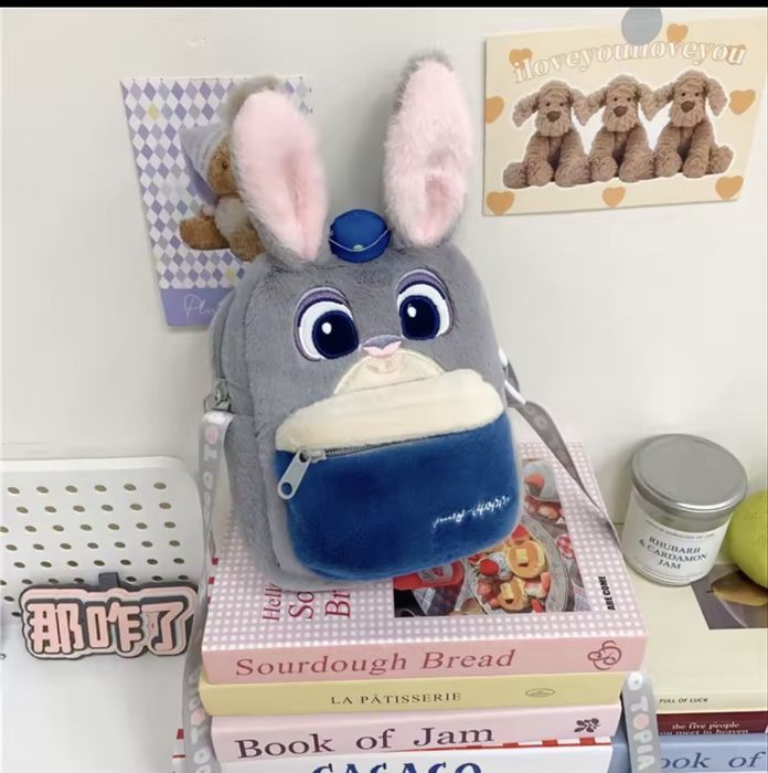 Сумка дитяча курка заєць Стіч Stitch зоотрополіс ,стіч Stitch іграшка грілка
