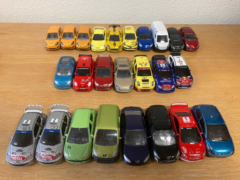 Carros de brincar ou para colecionadores, RENAULT, CITROEN, PEUGEOT