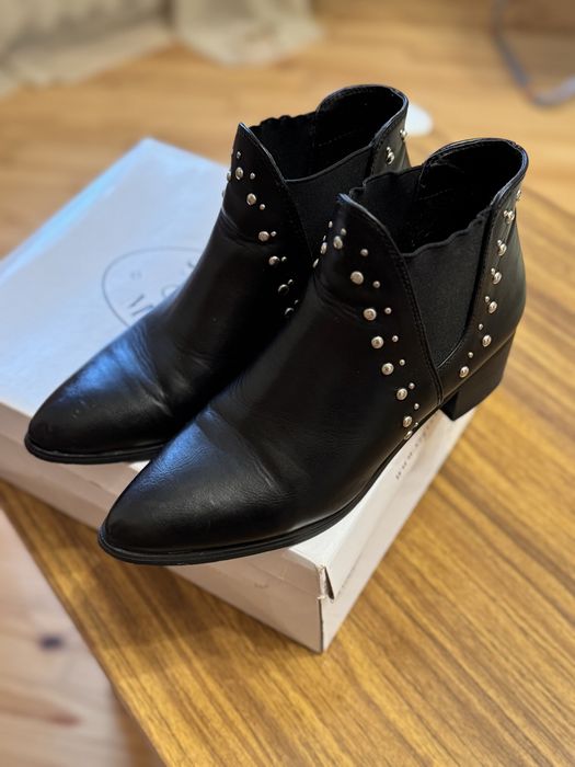 Чорні ботильони Steve Maddene