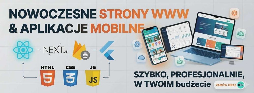 Tworzenie Stron WWW | Aplikacje Mobilne | Profesjonalne  wykonanie