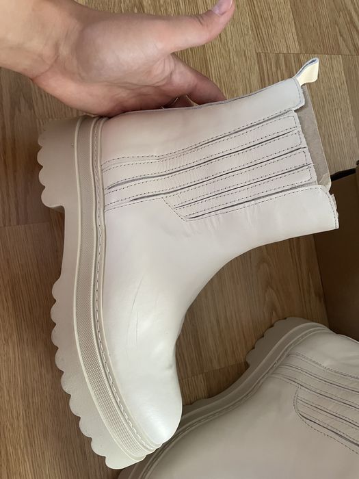 Nowe botki/kozaki inuovo skórzane r.40