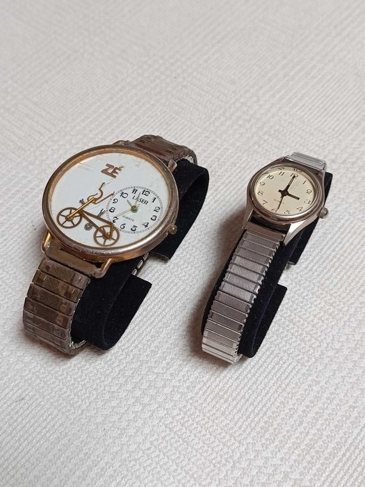 Conjunto 2 Relógios Quartz + Caixa