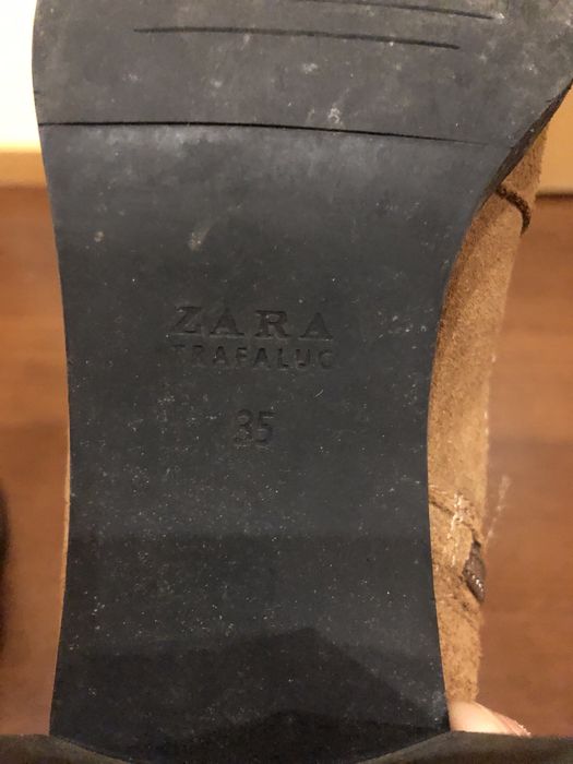Botas camurça Zara T35