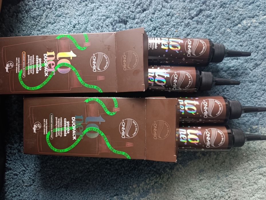 Toner do włosów Gorzka czekolada x4