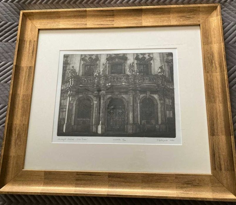 obraz/grafika mezzotinta J.Jędrzejowski (2008r.)