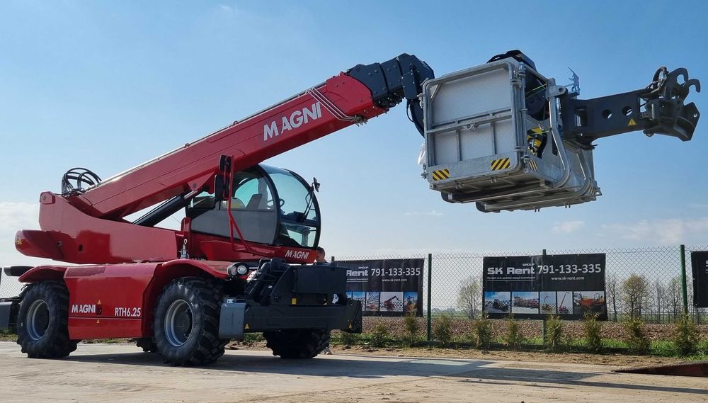 Wynajem Ładowarka teleskopowa merlo roto mrt manitou 6m-37m