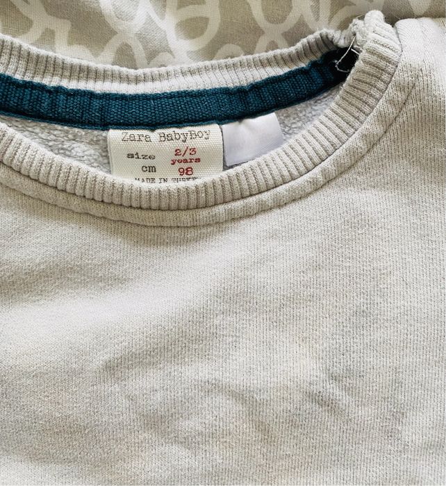 Camisolas sweats ZARA inverno muito quentinhas 12-18M