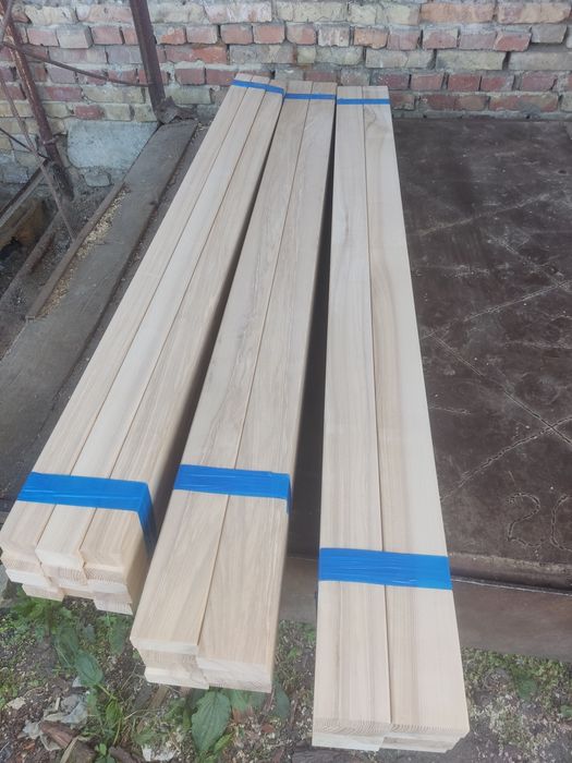 Брус з ясена,вільхи,сосни, брус на лавку на декор