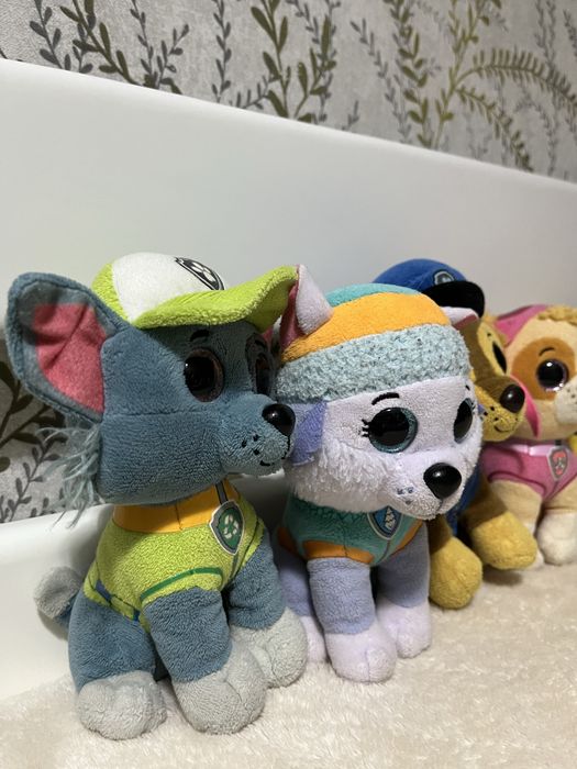 Мʼякі іграшки щенячий патруль