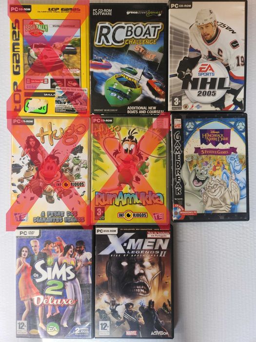 Jogos PC - CD-Rom e DVD - 1 e 2€