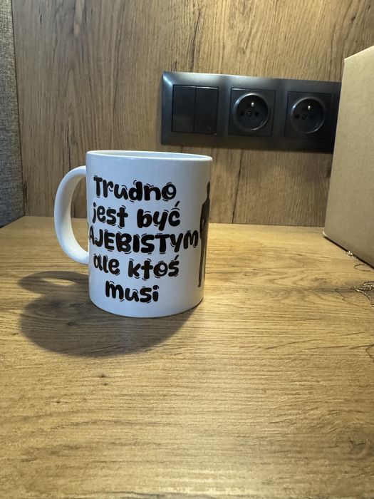 Kubek ceramiczny dla chłopaka mężczyzny. 330 ml nowy