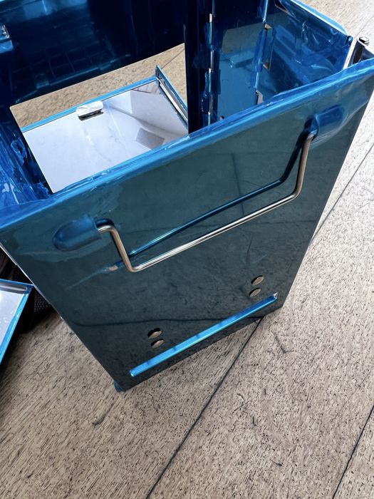 Fogão churrasco lenha dobrável portátil - NOVO